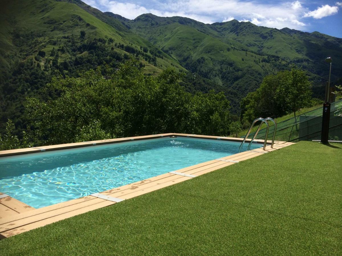 Chalet Con Piscina Garzeno Экстерьер фото