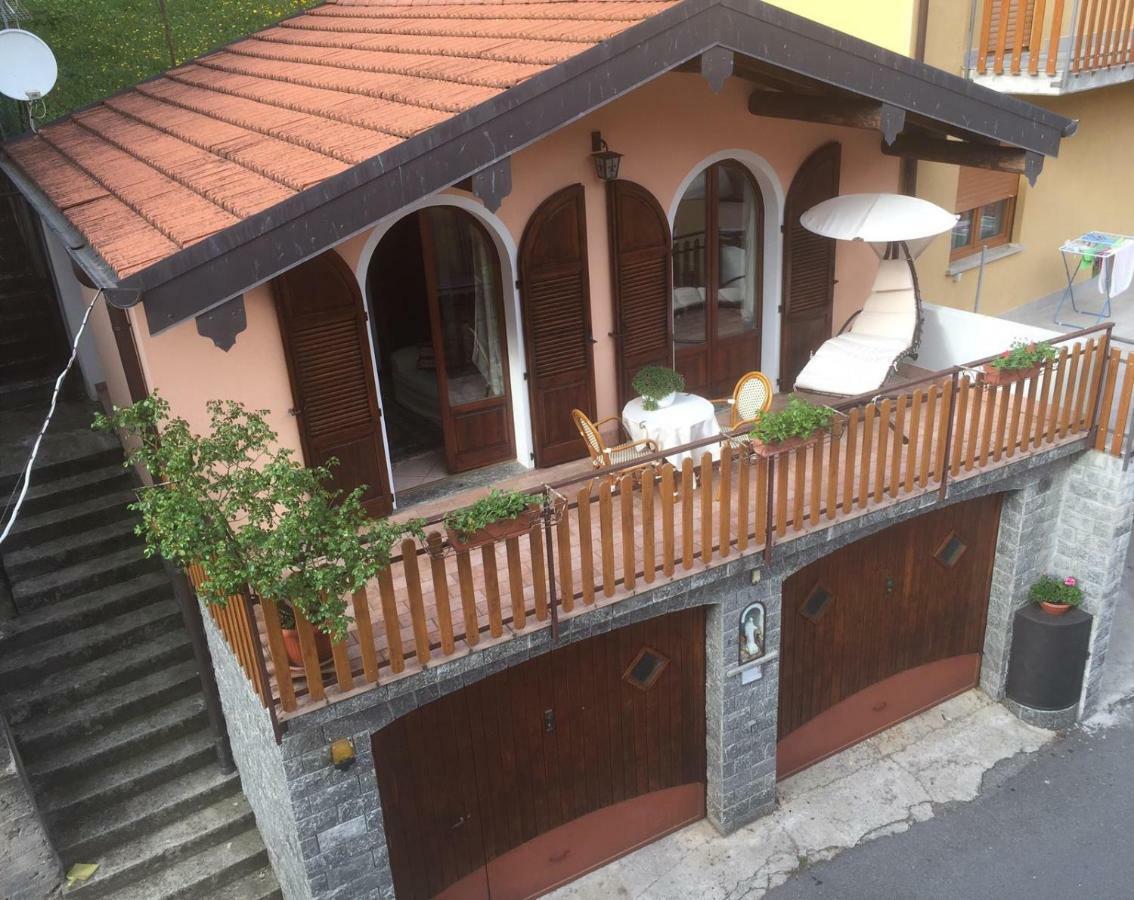 Chalet Con Piscina Garzeno Экстерьер фото