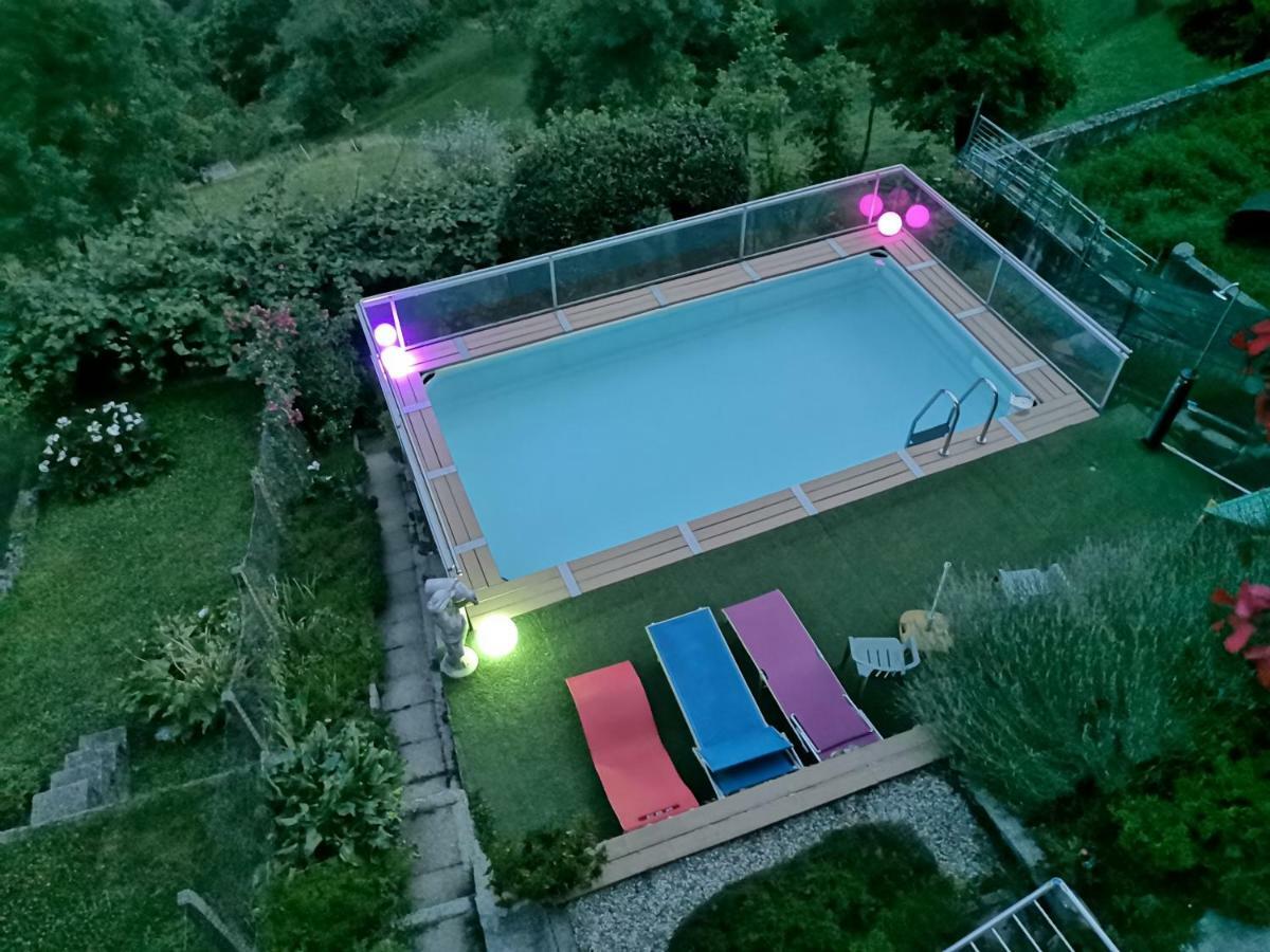 Chalet Con Piscina Garzeno Экстерьер фото