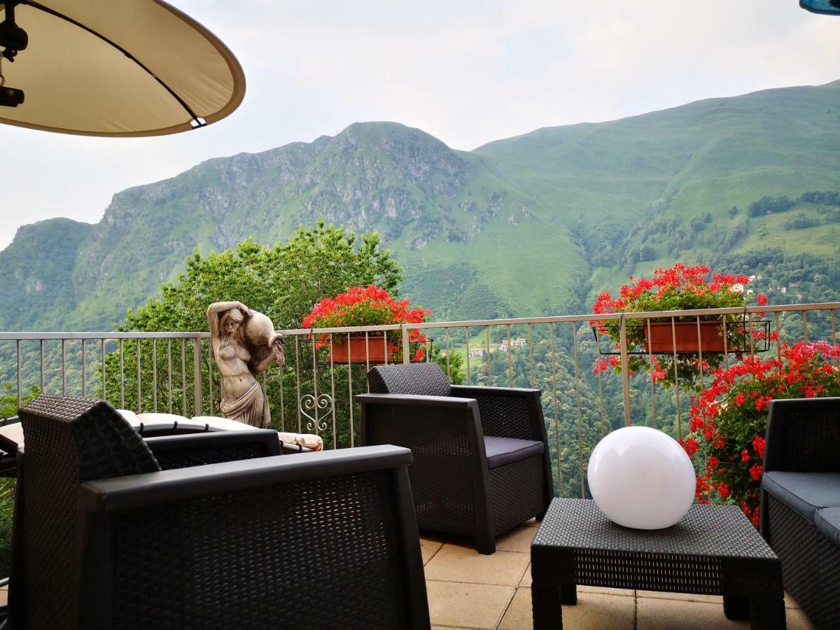 Chalet Con Piscina Garzeno Экстерьер фото