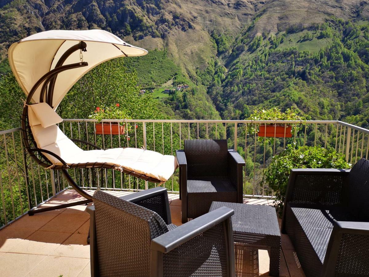 Chalet Con Piscina Garzeno Экстерьер фото